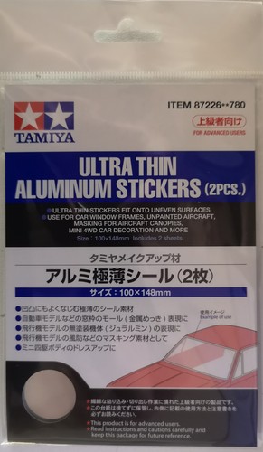 Ultra thin aluminium stickers - ultra,